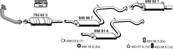 ERNST 210037 - Impianto gas scarico autozon.pro