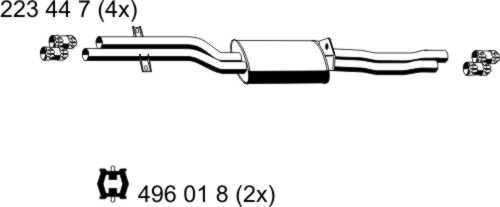 ERNST 284042 - Silenziatore centrale autozon.pro