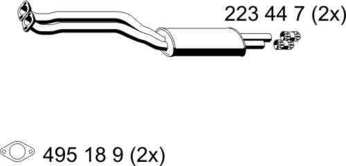 ERNST 284011 - Silenziatore anteriore autozon.pro