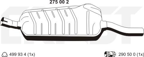 ERNST 275002 - Silenziatore centrale autozon.pro