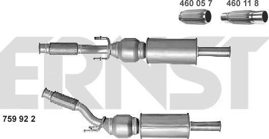 ERNST 759922 - Catalizzatore autozon.pro