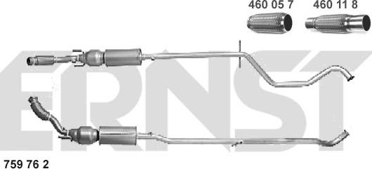 ERNST 759762 - Catalizzatore autozon.pro