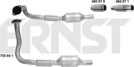 ERNST 755641 - Catalizzatore autozon.pro