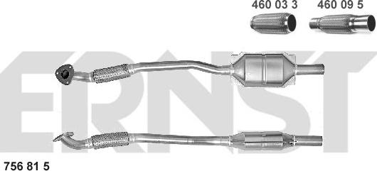 ERNST 756815 - Catalizzatore autozon.pro