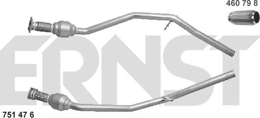 ERNST 751476 - Catalizzatore autozon.pro