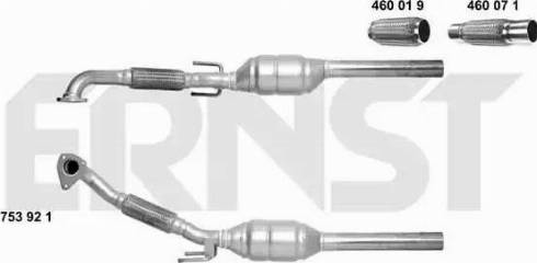 ERNST 753921 - Catalizzatore autozon.pro