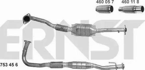 ERNST 753456 - Catalizzatore autozon.pro