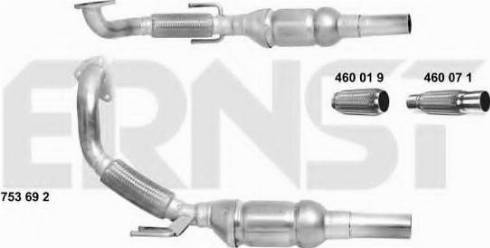 ERNST 753692 - Catalizzatore autozon.pro