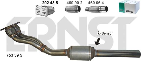 ERNST 753395 - Catalizzatore autozon.pro