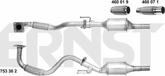 ERNST 753302 - Catalizzatore autozon.pro