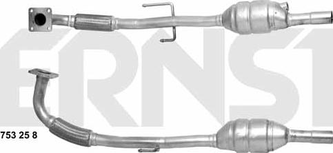 ERNST 753258 - Catalizzatore autozon.pro