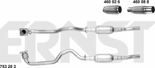 ERNST 753203 - Catalizzatore autozon.pro