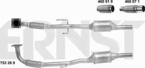 ERNST 753289 - Catalizzatore autozon.pro