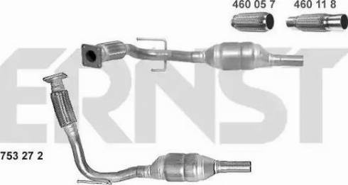 ERNST 753272 - Catalizzatore autozon.pro