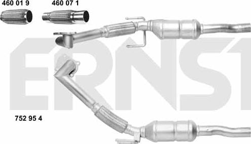 ERNST 752954 - Catalizzatore autozon.pro