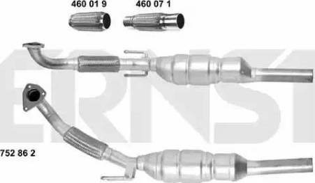 ERNST 752862 - Catalizzatore autozon.pro