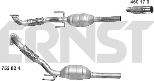 ERNST 752824 - Catalizzatore autozon.pro