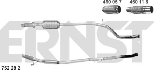 ERNST 752282 - Catalizzatore autozon.pro