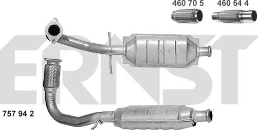 ERNST 757942 - Catalizzatore autozon.pro