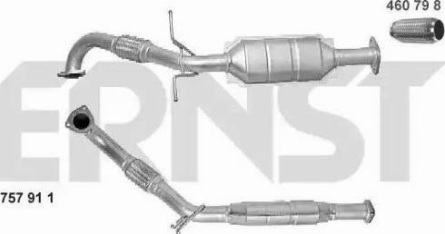 ERNST 757911 - Catalizzatore autozon.pro