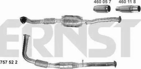 ERNST 757522 - Catalizzatore autozon.pro