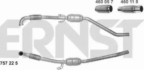 ERNST 757225 - Catalizzatore autozon.pro