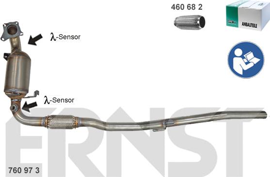 ERNST 760973 - Catalizzatore autozon.pro