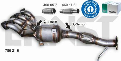 ERNST 780216 - Catalizzatore autozon.pro