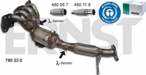 ERNST 780230 - Catalizzatore autozon.pro