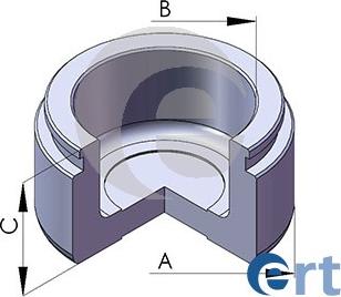 ERT 151266-C - Pistone, Pinza freno autozon.pro