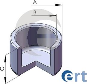 ERT 150587-C - Pistone, Pinza freno autozon.pro