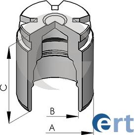 ERT 150523-C - Pistone, Pinza freno autozon.pro