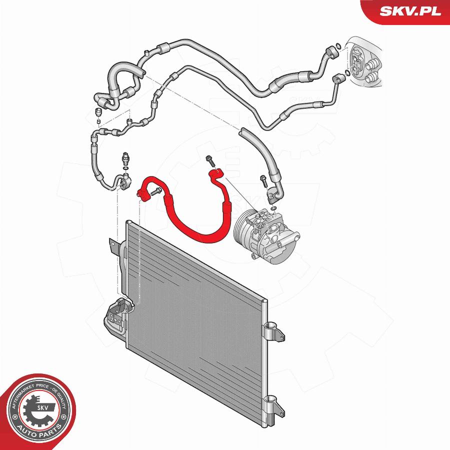 Esen SKV 43SKV549 - Condotto alta pressione, Climatizzatore autozon.pro