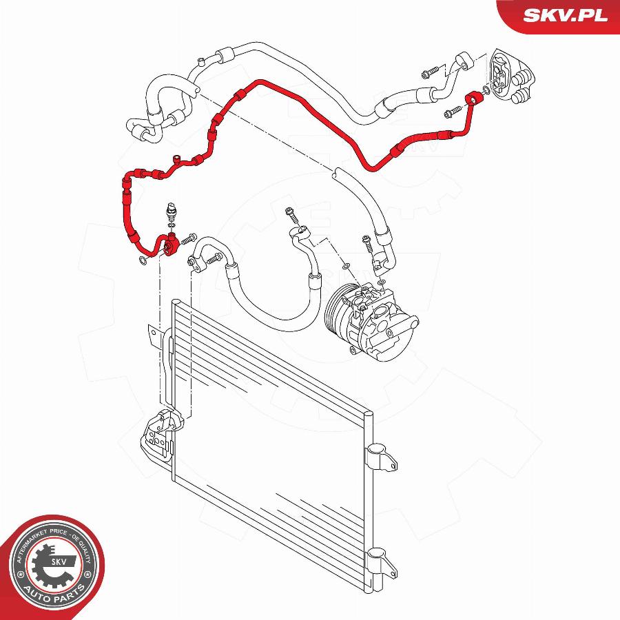 Esen SKV 43SKV534 - Condotto alta pressione, Climatizzatore autozon.pro