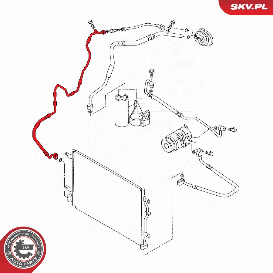 Esen SKV 43SKV531 - Condotto alta pressione, Climatizzatore autozon.pro