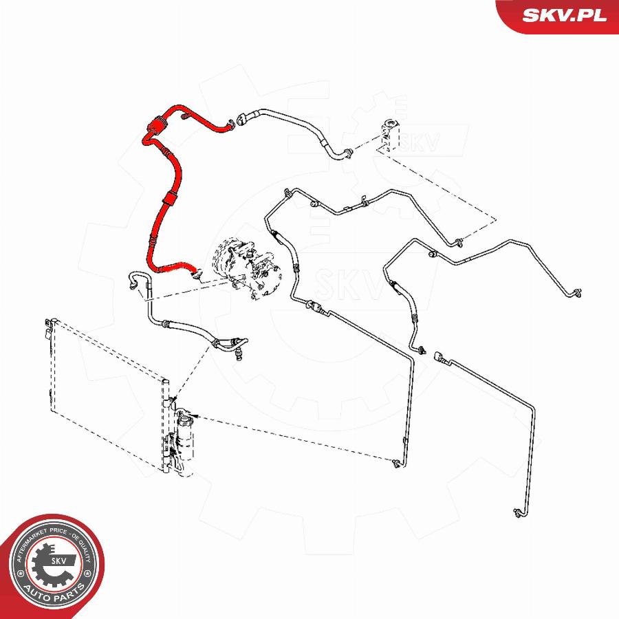Esen SKV 43SKV537 - Condotto alta pressione, Climatizzatore autozon.pro