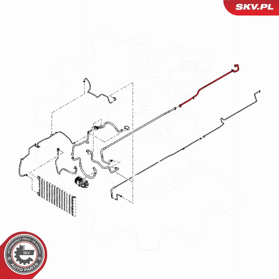 Esen SKV 54SKV698 - Condotto alta pressione, Climatizzatore autozon.pro