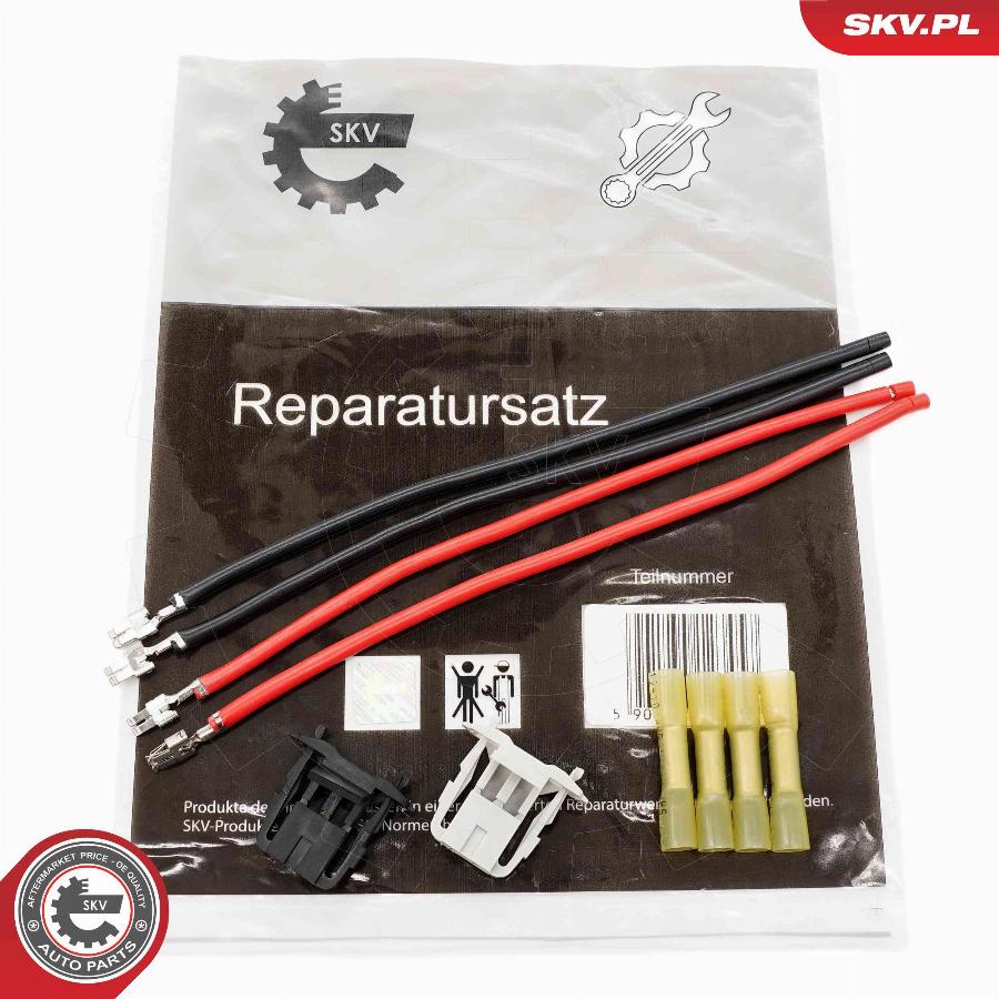 Esen SKV 53SKV183 - Kit riparaz.cavi, Termoventilat. abitacolo(Sist.prerisc.mot) autozon.pro