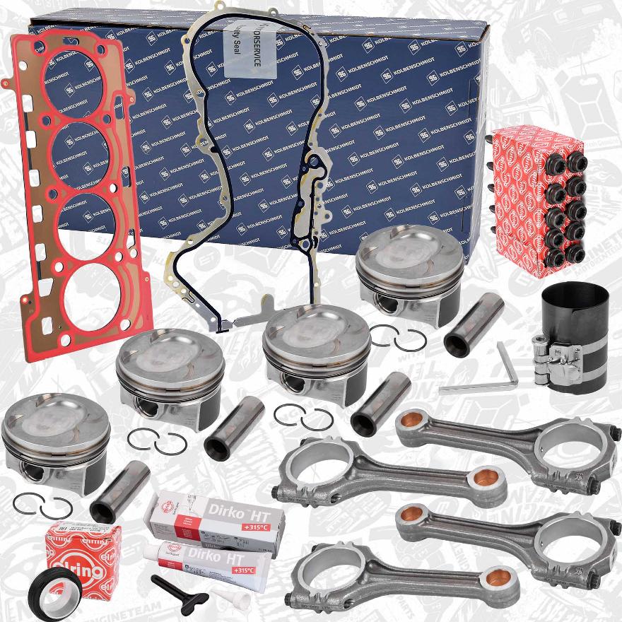 ET Engineteam PM009700KSVR1 - Kit pistoni autozon.pro