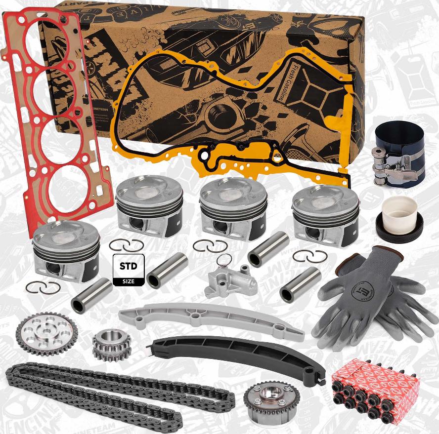 ET Engineteam PM004800ETVR3 - Kit pistoni autozon.pro