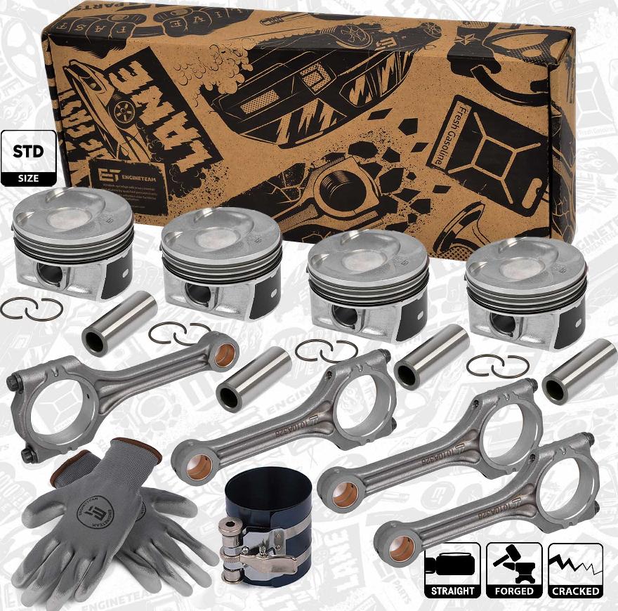 ET Engineteam PM004800ETVR2 - Kit pistoni autozon.pro