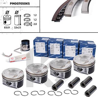 ET Engineteam PM007050KS - Kit pistoni autozon.pro