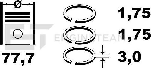 ET Engineteam R4001750 - Kit fasce elastiche autozon.pro