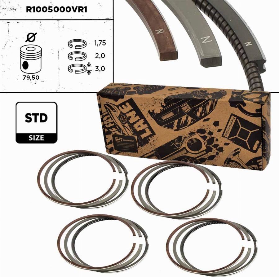 ET Engineteam R1005000VR1 - Kit fasce elastiche autozon.pro