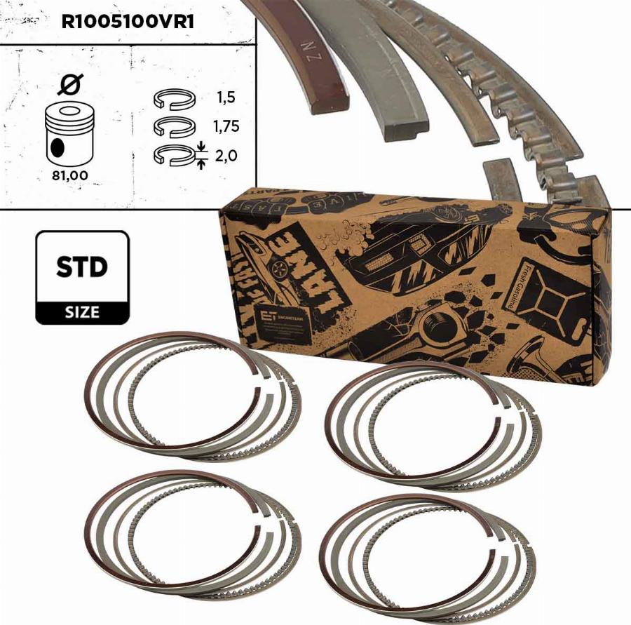 ET Engineteam R1005100VR1 - Kit fasce elastiche autozon.pro