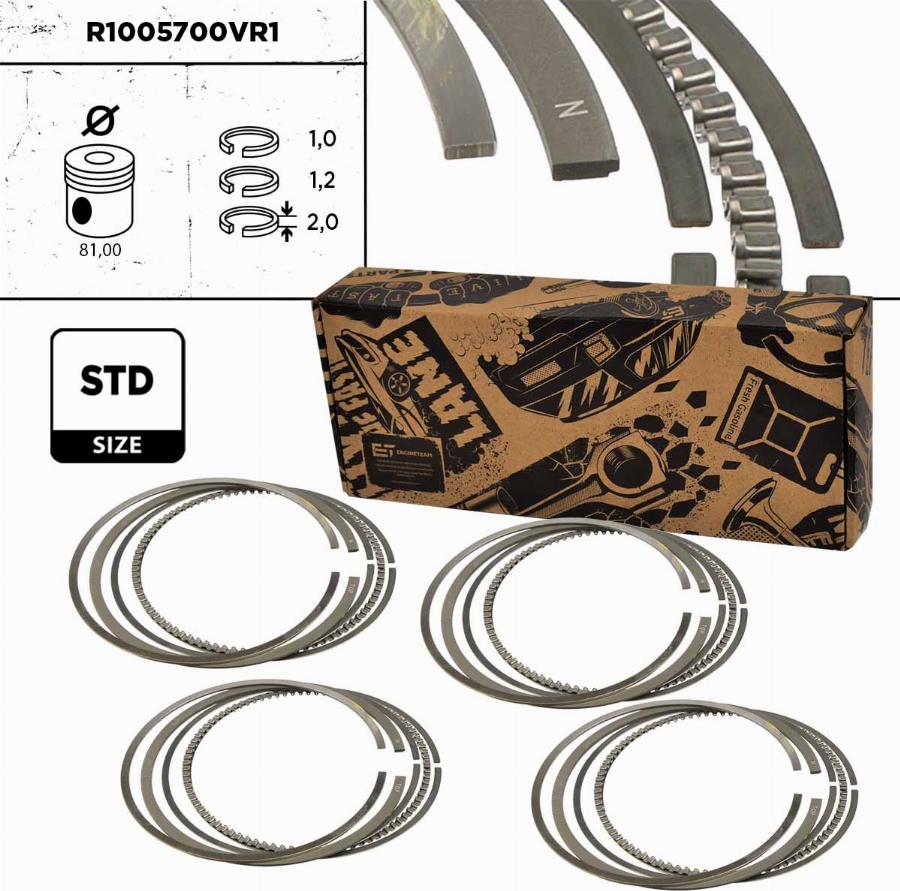 ET Engineteam R1005700VR1 - Kit fasce elastiche autozon.pro