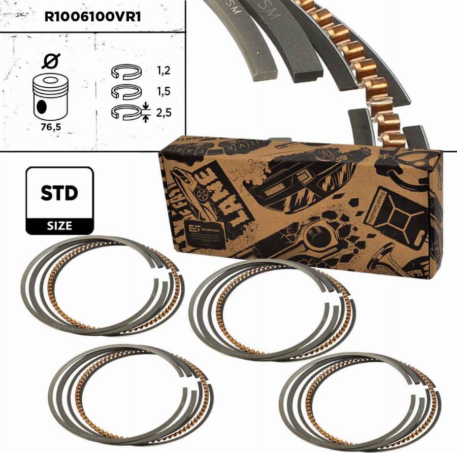 ET Engineteam R1006100VR1 - Kit fasce elastiche autozon.pro