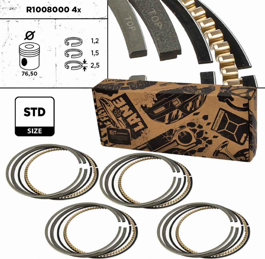 ET Engineteam R1008000VR1 - Kit fasce elastiche autozon.pro