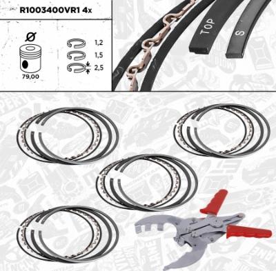 ET Engineteam R1003400VR1 - Kit fasce elastiche autozon.pro