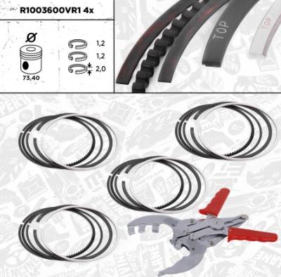 ET Engineteam R1003600VR1 - Kit fasce elastiche autozon.pro